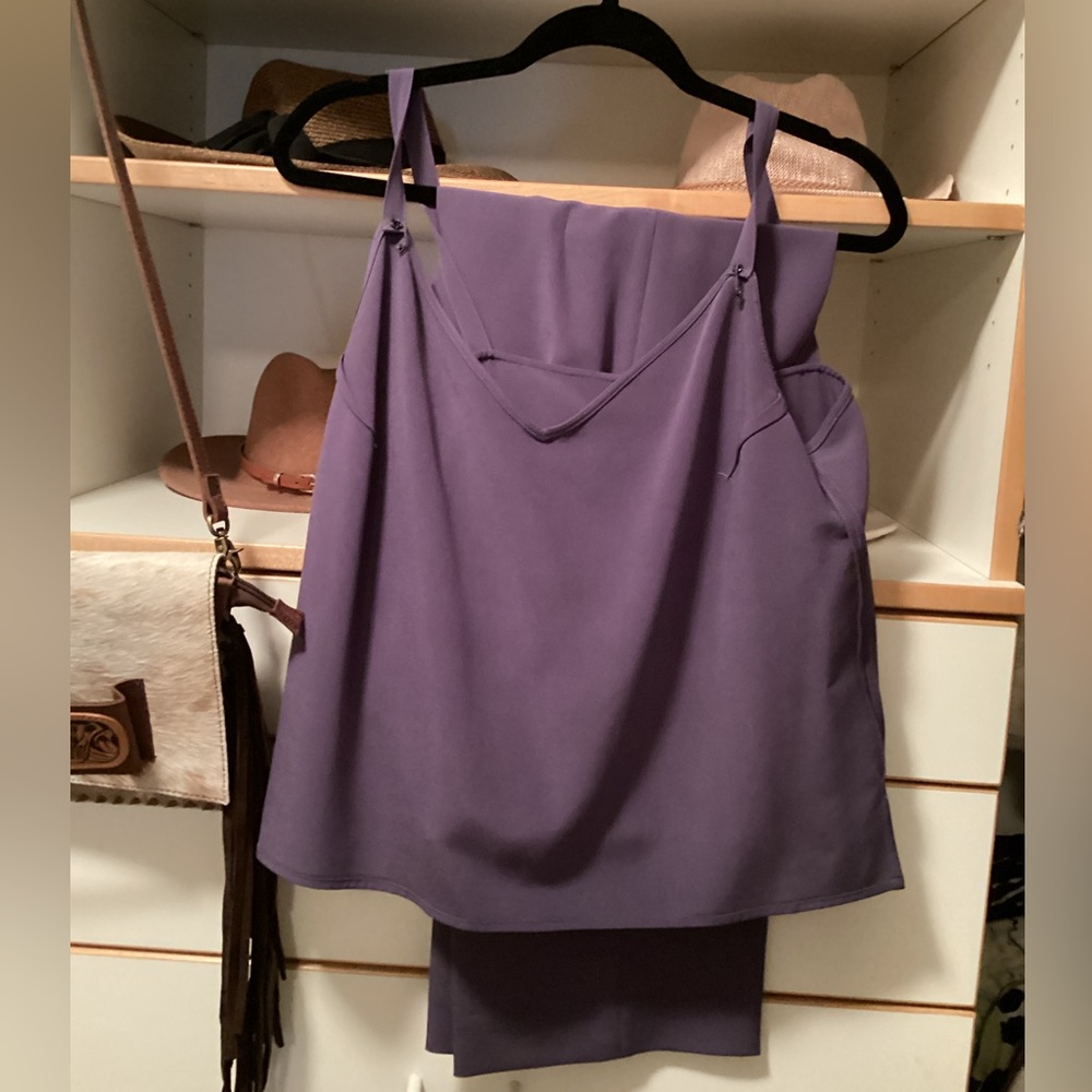 🎉Cute purple pants and top set🎉